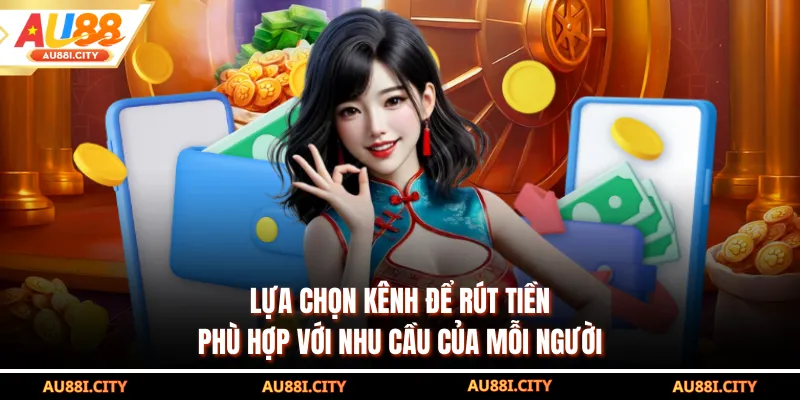 Lựa chọn kênh để nạp tiền AU88 phù hợp với nhu cầu của mỗi người