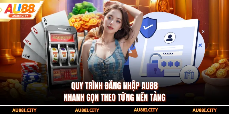 Quy trình đăng nhập AU88 nhanh gọn theo từng nền tảng